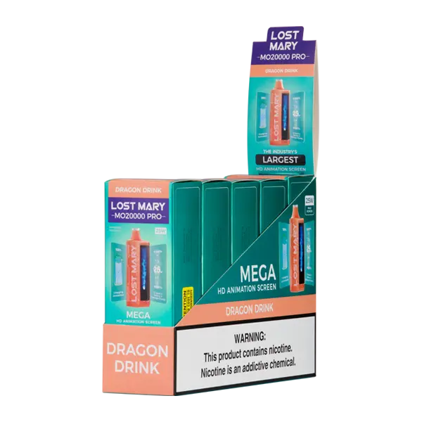 BUY 1 GET 1 FREE Dragon Drink Lost Mary MO20000 PRO | Vape Amazon India Lost Mary