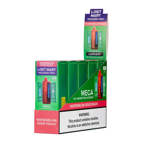 BUY 1 GET 1 FREE Watermelon Sour Peach Lost Mary MO20000 PRO | Vape Amazon India Lost Mary