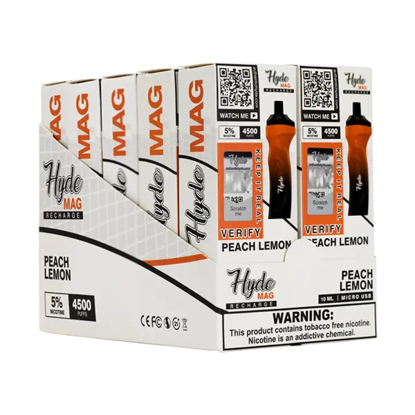 BUY 1 GET 1 FREE Peach Lemon Hyde Mag | Vape Amazon India Hyde Disposables