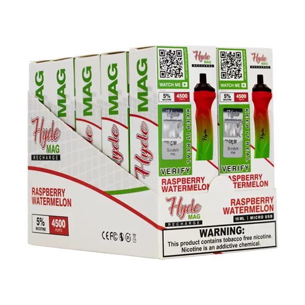 BUY 1 GET 1 FREE Raspberry Watermelon Hyde Mag | Vape Amazon India Hyde Disposables