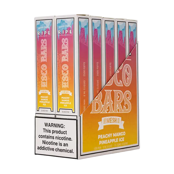 BUY 1 GET 1 FREE Peachy Mango Pineapple Ice Esco Bar | Vape Amazon India Esco Bar