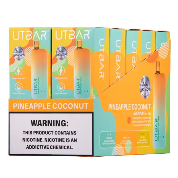 BUY 1 GET 1 FREE Pineapple Coconut UT Bar | Vape Amazon India Flum