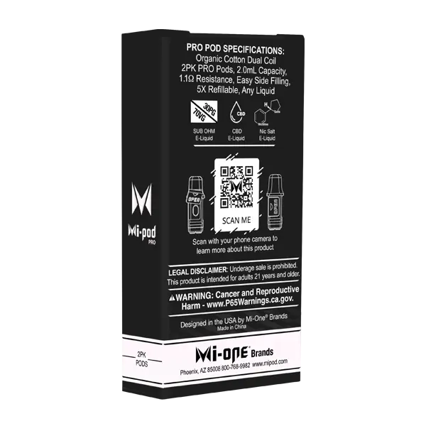 BUY 1 GET 1 FREE Mi-Pod Pro Replacement Pod - 10PK | Vape Amazon India Mi-Pod