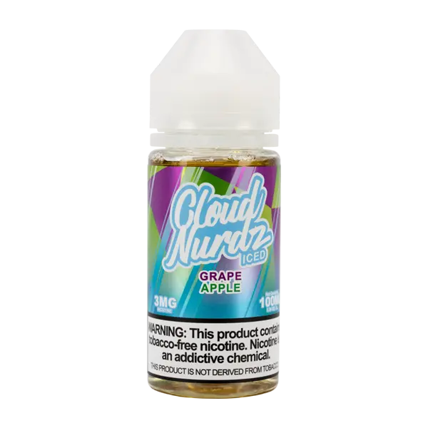 BUY 1 GET 1 FREE Iced Grape Apple by Cloud Nurdz 100mL | Vape Amazon India