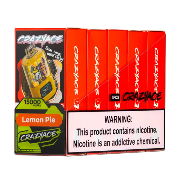 BUY 1 GET 1 FREE Lemon Pie Crazy Ace B15000 | Vape Amazon India Crazy Ace