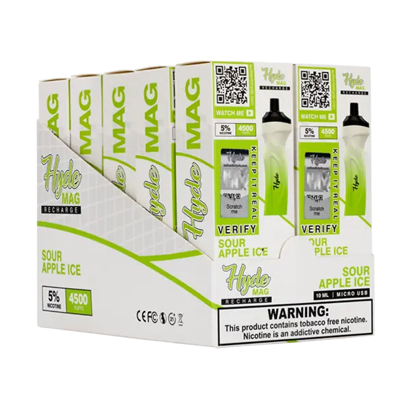 BUY 1 GET 1 FREE Sour Apple Ice Hyde Mag | Vape Amazon India Hyde Disposables