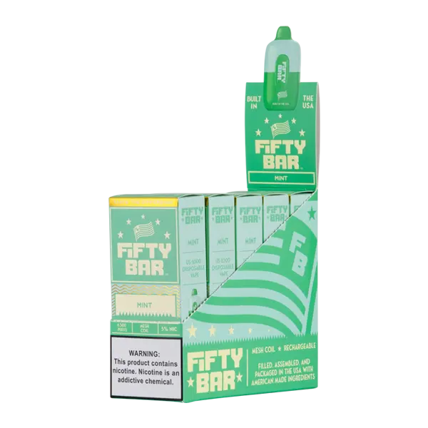 BUY 1 GET 1 FREE Mint Fifty Bar | Vape Amazon India Beard Vape Co
