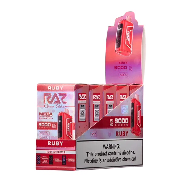BUY 1 GET 1 FREE Ruby RAZ TN9000 | Vape Amazon India RAZ