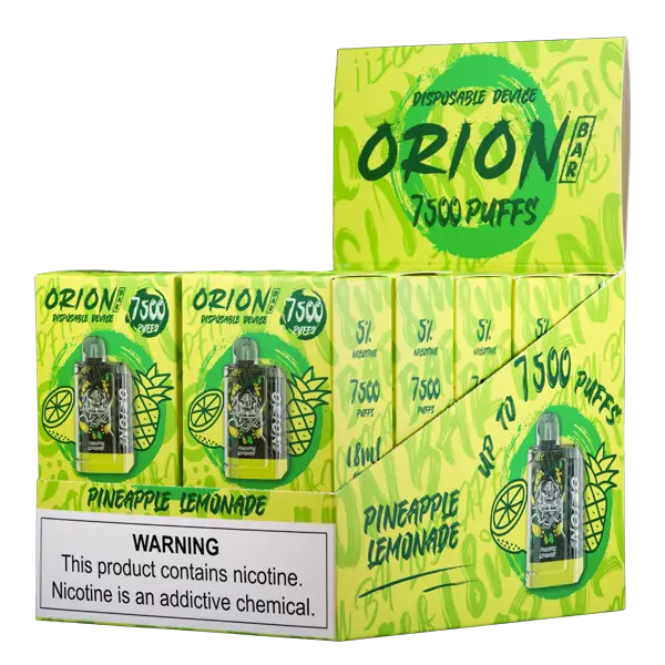 BUY 1 GET 1 FREE Pineapple Lemonade Orion Bar 7500 | Vape Amazon India Lost Vape