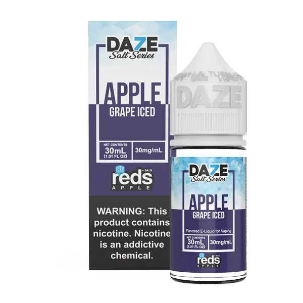 BUY 1 GET 1 FREE Reds Apple Grape Iced Salts | Vape Amazon India Reds by 7DAZE