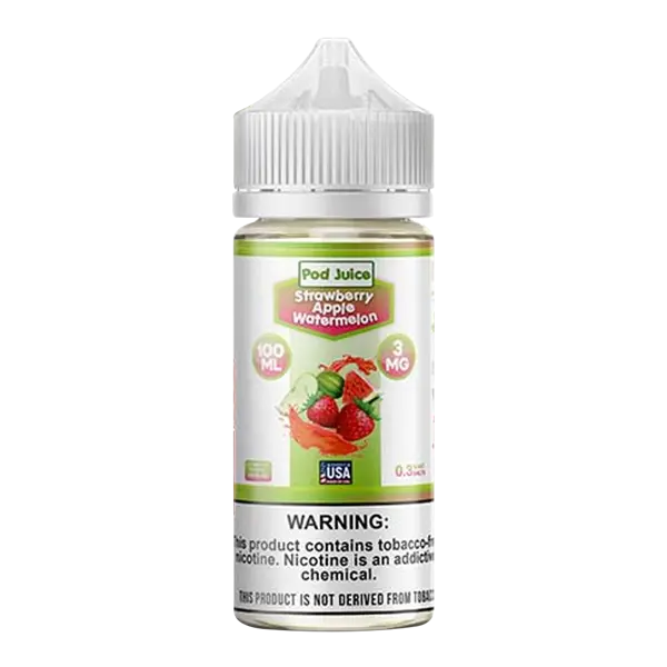 BUY 1 GET 1 FREE Strawberry Apple Watermelon Pod Juice 100ml | Vape Amazon India