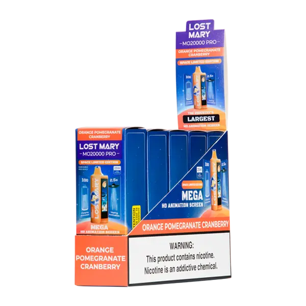 BUY 1 GET 1 FREE Orange Pomegranate Cranberry Lost Mary MO20000 PRO | Vape Amazon India Lost Mary